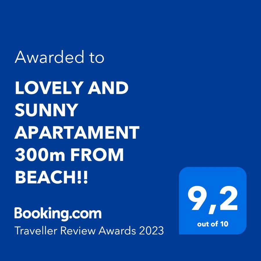 Lovely And Sunny Apartament 300M From Beach!! Peraía Екстериор снимка